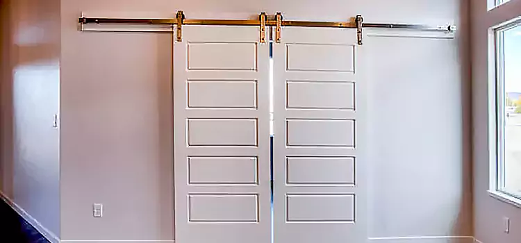 Glass Barn Door with Installation Hardware Kit Gillette