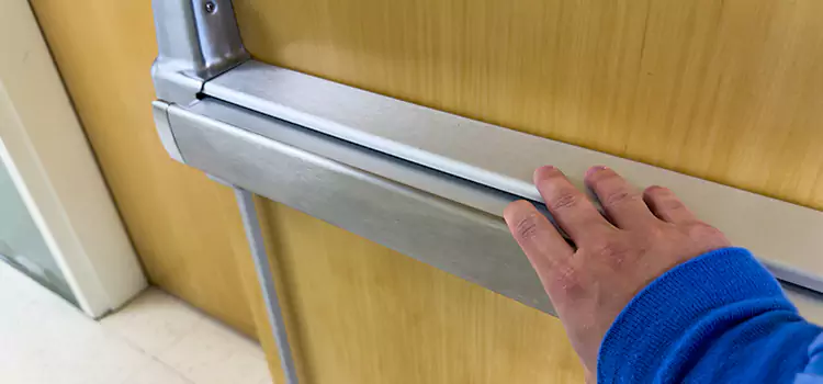 Installing a Push Bar on a Door Gillette